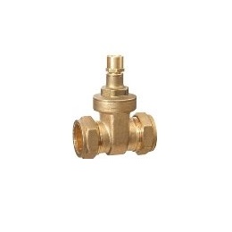 Brass Compression Lockshield Gate valves PN16 Approved