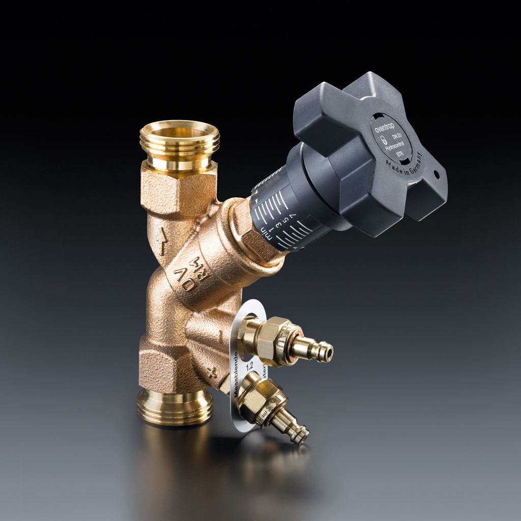 Double regulating and commissioning valves “Hydrocontrol STR”